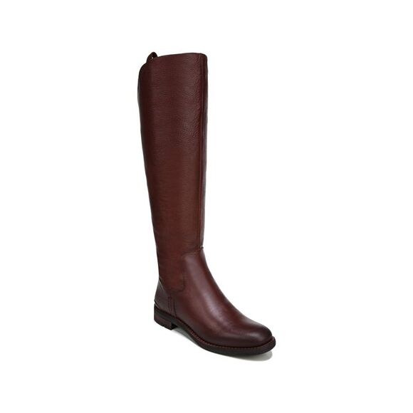 FRANCO SARTO Shoes - FRANCO SARTO Womens Maroon Stitch Meyer Almond Toe Leather Riding Boot 8.5 M